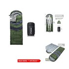 Ultraleichter 3-4 Jahreszeiten Schlafsack für Erwachsene & Kinder - wasserdicht & kompakt