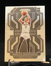 2021-22 Panini Prizm Rookie Card #300 Marcus Zegarowski Brooklyn Nets