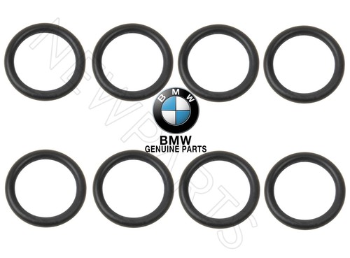 For BMW E60 E82 E88 E90 F80 F82 Set of 8 Turbocharger Coolant Line O ...