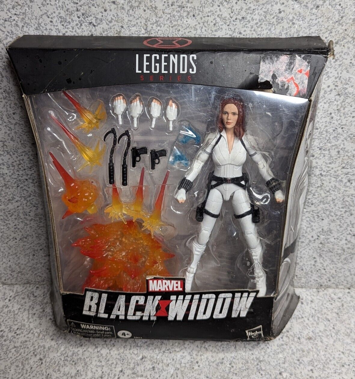 Hasbro Marvel Legends Series Black Widow 6-Inch Figure Open Box - No Stand