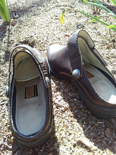 Ariat Sport Mule Clogs - Womens Size 7 US (37.5 EU) Brown Leather Slingback - Picture 7 of 9