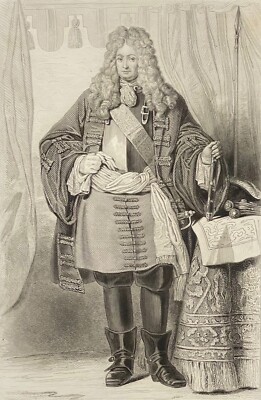Nicolas-Auguste of The Balm Montrevel 1645-1716 Maréchal de France C 1840