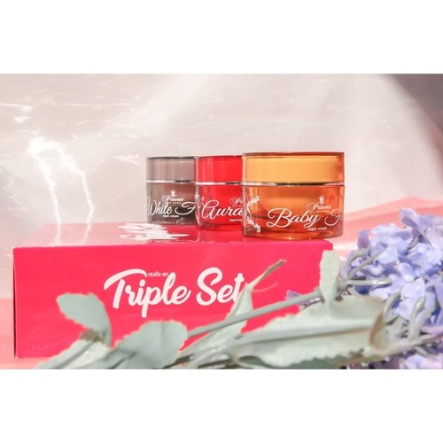 PSC Tripple Set Facial Cream White Aura Baby Face Princess Skin Care 3 sets - Picture 3 of 6