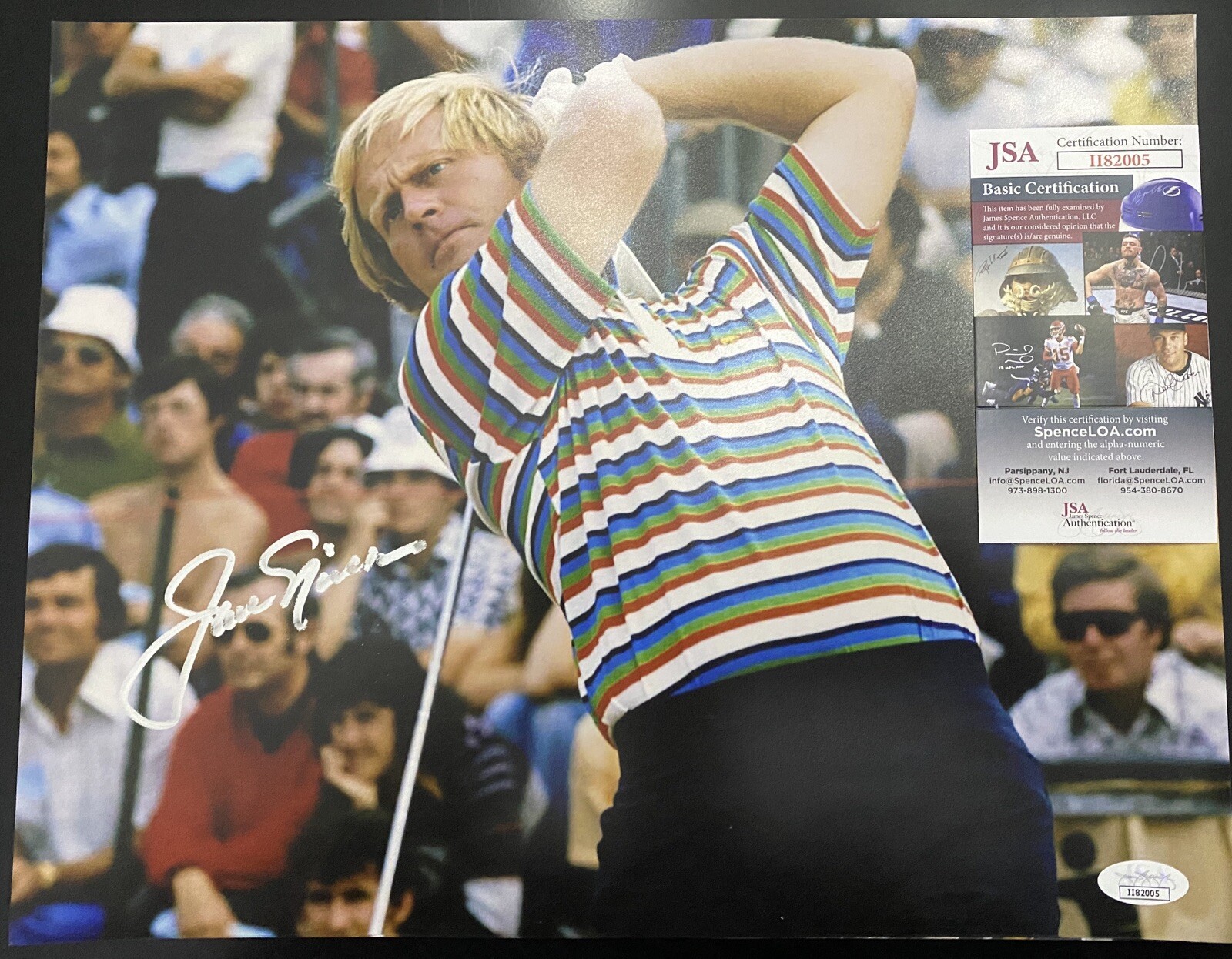 Jack Nicklaus Autographed Signed 11x14 Photo JSA Authenticated COA 