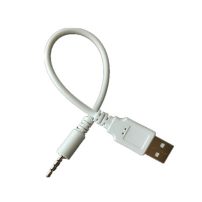 Short 20cm Male AUX Audio Jack To USB Charge Cable Adapter