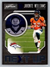 2021 Panini Playbook NEXT UP #NXT-JWI Javonte Williams Denver Broncos
