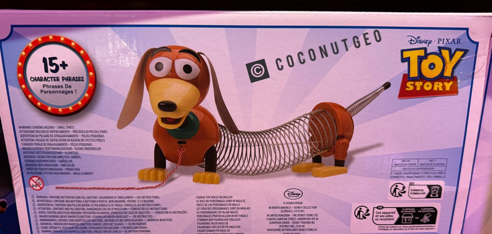 Disney Parks Pixar Toy Story Talking Slinky Dog 15 Character