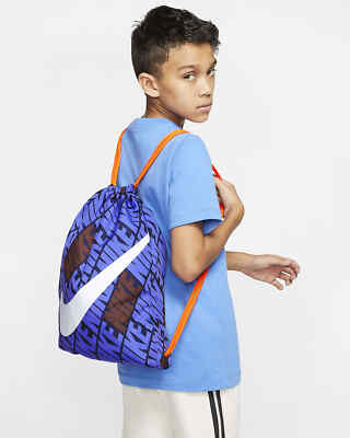 New Nike Printed Gym Sack School Gym Travel Sports Backpack