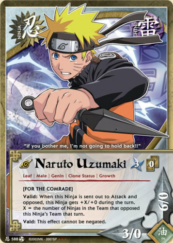 ★ナルト★ Naruto Uzumaki - N-588 - Starter - 1st Edition - Foil Fateful
