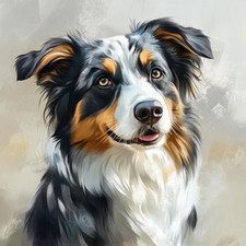 Australian Shepherd Wall Decal Sticker 18X18cm Large