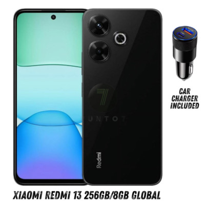Xiaomi Redmi 13 256GB/8GB RAM, GSM Unlocked Global Version Black Brand New