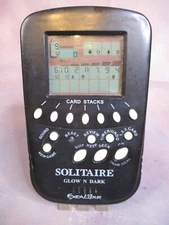 Excalibur Solitaire Electronic Handheld Game Tested Working FREE BATTERIES!!