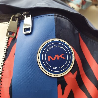 Michael Kors Kent Sport Multicolor Nylon Top Handle Zipper  display picture 2