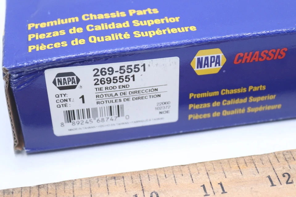 Extremo de varilla de dirección de chasis NAPA 269-5551 Foto 2 de 3