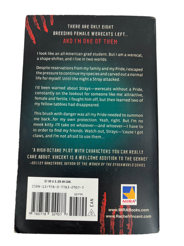 Rachel Vincent, Stray; Book 1 of the Shifters Ser... - Picture 2 of 10