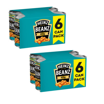 Heinz Beans Baked With Tomato Sauce 415g - Pack of 12