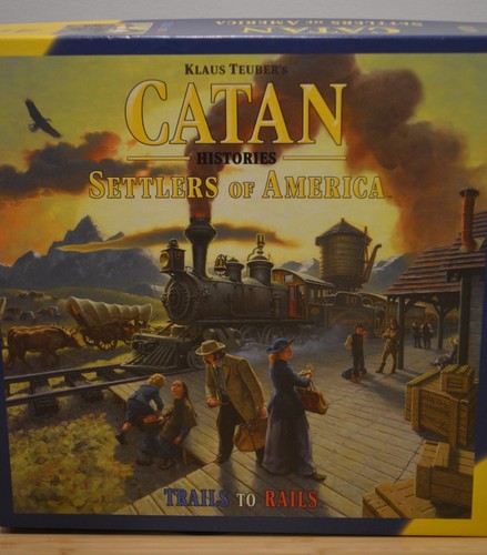 Klaus Teubers Catan Geschichten: Siedler von Amerika Spuren zu Schienen Catan Studios - Bild 1 von 6