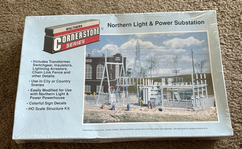 Subestación Walthers 933-3025 HO Northern Light & Power modelo construido escala RR 1/87 | Zustand: New