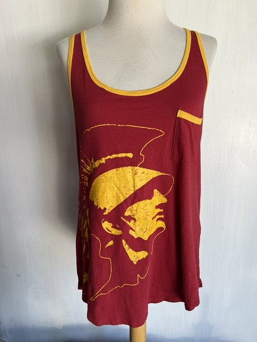 USC TROJANS (2013) Official Women's SC Authentic Apparel Tank Top T-Shirt Medium