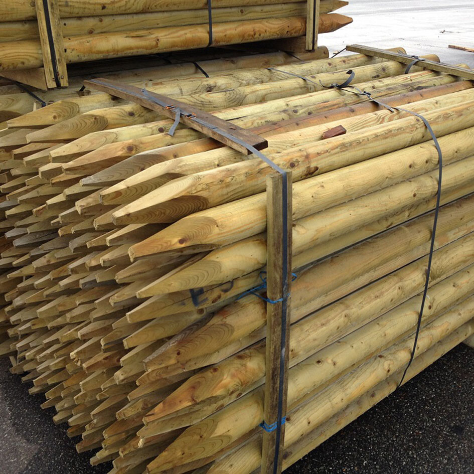 Round Fence Posts | 10 Packs | Multiple Sizes | eBay