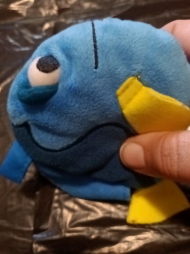 Disney Baby 5" Plush Fish Blue Finding Nemo Finger Puppet Bright Starts #k - Picture 4 of 4
