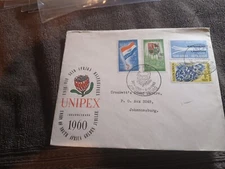 1960-S.AFRICA-UNIPEX-UNION OF SOUTH AFRICA GOLDEN JUBILEE-JOHANNESBURG-COVER