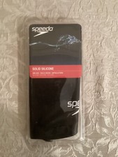 Speedo Silicone Swim Cap Black One Size NIB