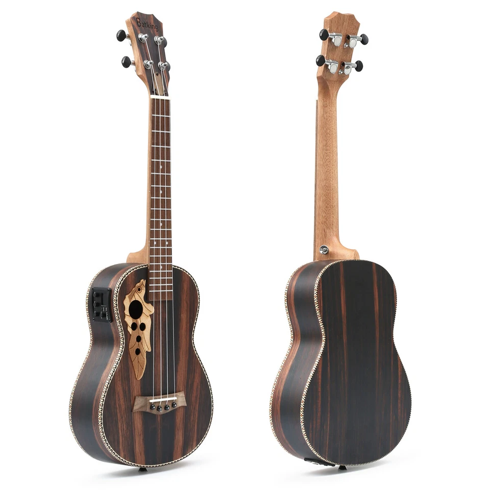 Batking 30inch Baritone Ukuleles Blackwood Ukulele Electric Acoustic ElectricUke - Image 2 of 4