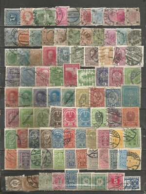 COLECCION DE SELLOS DIFERENTES DE  AUSTRIA  ( 640 SELLOS DIFERENTES )