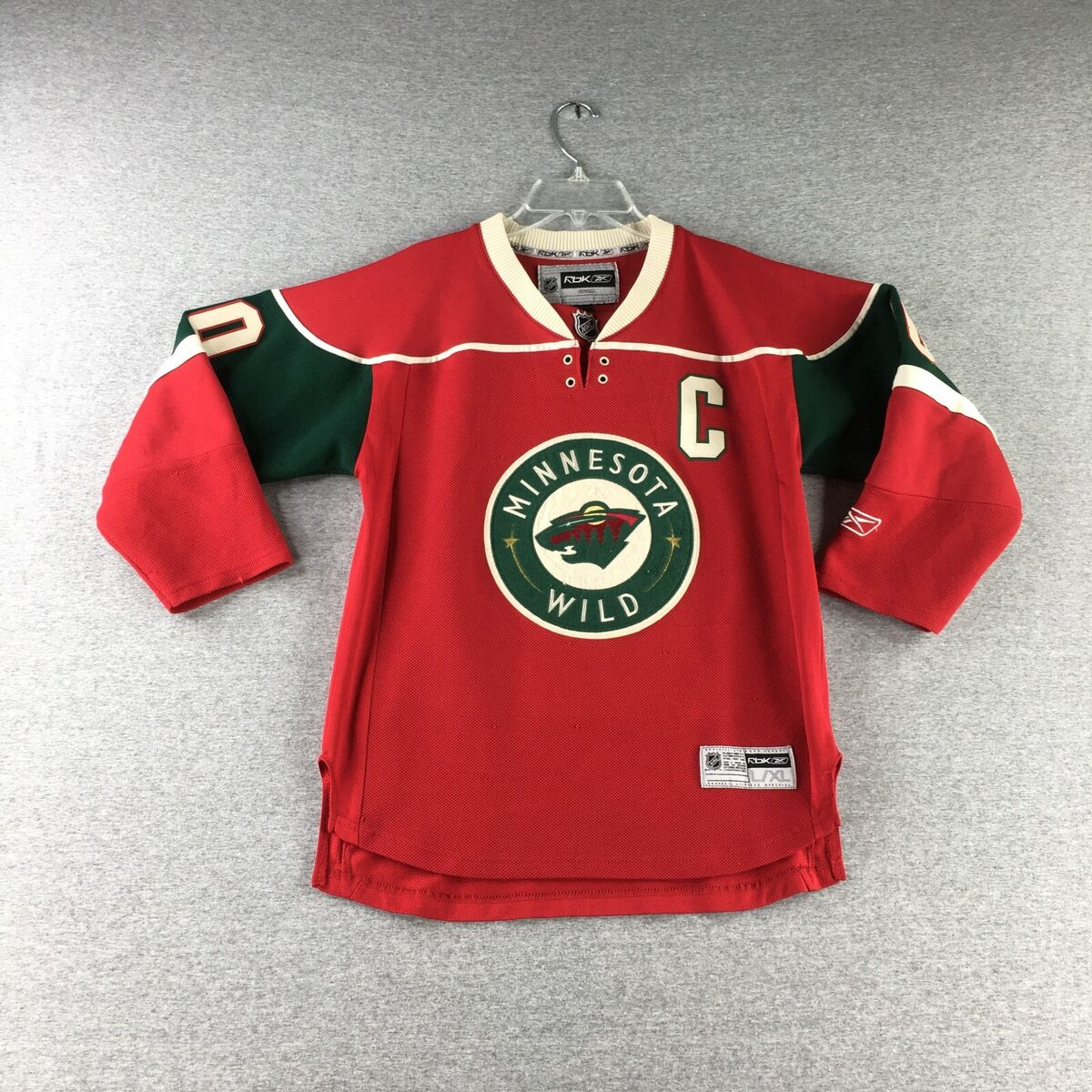 Minnesota Wild Hockey Jersey - Youth L/XL - CCM - Kids Boys Girls - Vintage