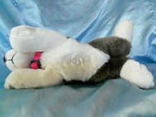 Plush stuffed 12" Alaska Grey Wolf