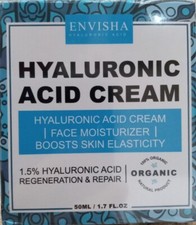Hyaluronic Acid Cream Fragrance-Free Triple Power Anti-Aging Moisturizer 1.7 oz