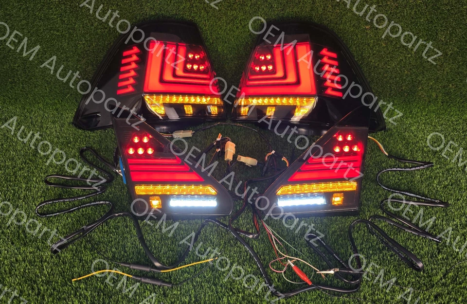 Luces traseras LED Facelift con luces interiores nuevas personalizadas para Lexus LS430 2004-2006 Foto 2 de 4