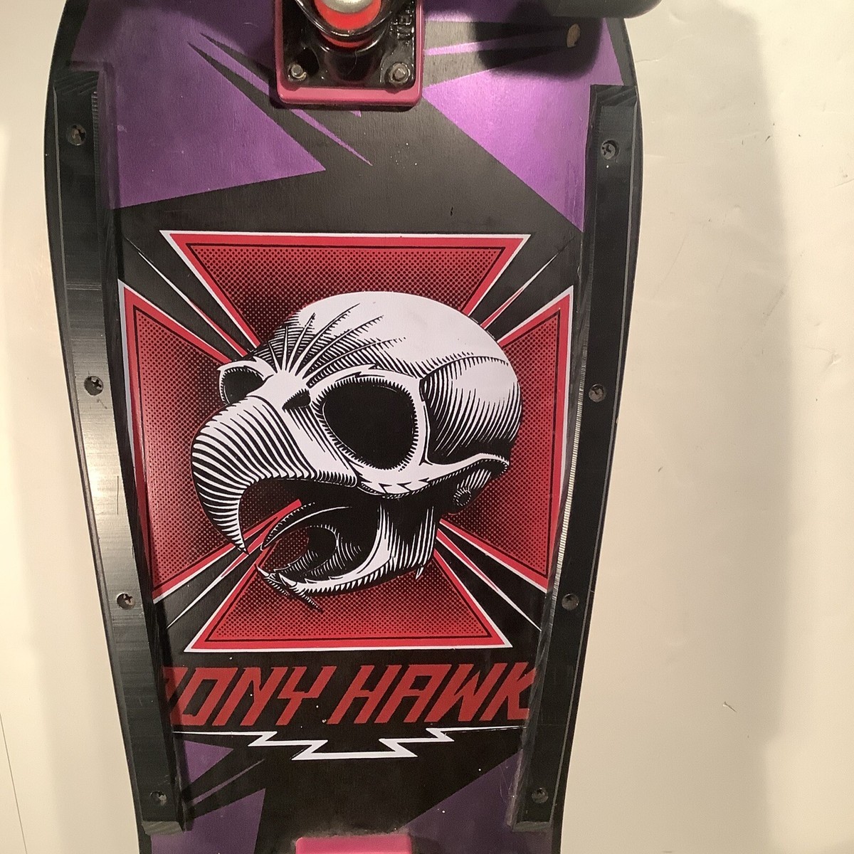Tony Hawk - Powell Peralta Vintage OG Skateboard Purple on Black 