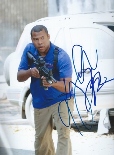 Jordan Peele & Keegan Michael Key firmada por Keanu 11x14 foto grande en persona - Imagen 2 de 2