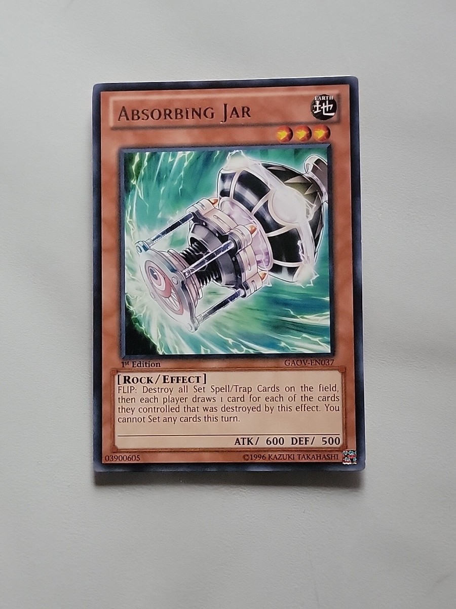 Absorbing Jar - GAOV-EN037 - Rare - 1st Edition - YuGiOh-LP | eBay