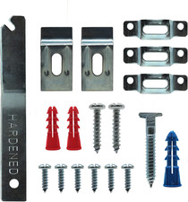 Frame Lock Security Hanging Kits with T-Head Screws - 25 Pack - Anti-Theft Secur