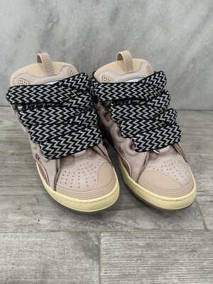 Lanvin Curb Zigzag Low-Top Sneakers New Designer Casual