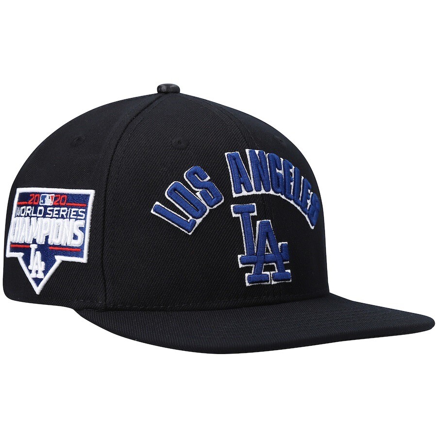New Los Angeles Dodgers Pro Standard Stacked Logo Snapback Hat 