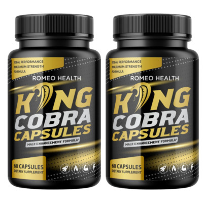 (2 Pack) King Cobra - Dietary Supplement 60 Capsules