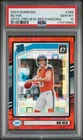 2024 Panini Donruss #369 Bo Nix Optic Preview-Red Pandora PSA 10