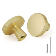 goldenwarm 5pcs Gold Cabinet Knobs for Dresser Drawers Kitchen Hardware Handl...