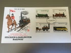 GB STAMPS RARE FIRST DAY COVER 1975 RAILWAY TRAINS STUART