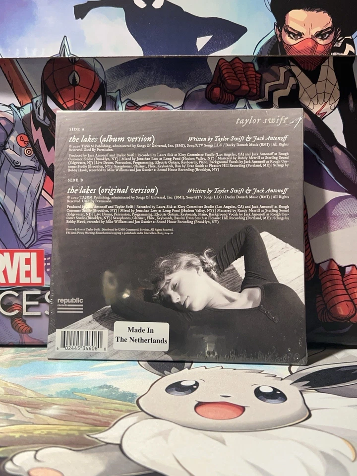 SEALED Taylor Swift The Lakes 7" Clear Vinyl RSD Record Store Day 2022 - Image 2 of 2