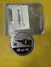 Whiskey Rated  4X4 Fender Badge Fits for JEEP WRANGLER YJ JL JK TJ CJ JT S3