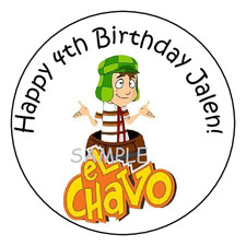 12 Personalized Kids Birthday Party Stickers Favors Labels tags 2.5" Custom