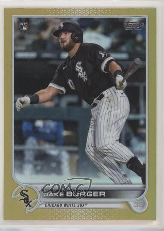 2022 Topps Series 1 Gold Foil Jake Burger #186 0lt3