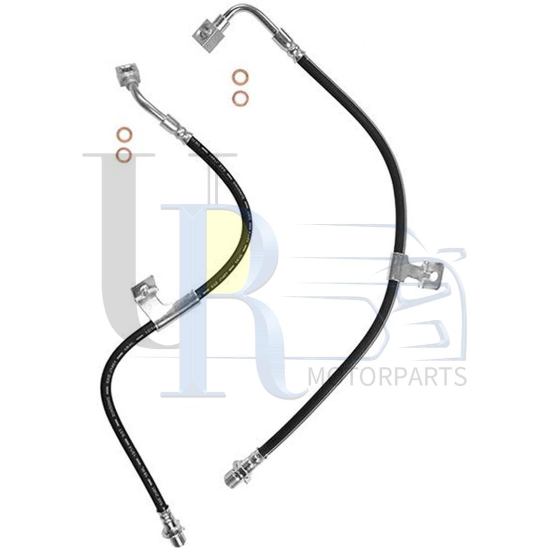 Fits Chevrolet C10 1979-1984 1985 1986 2pcs Sunsong Brake Hydraulic Hose Front