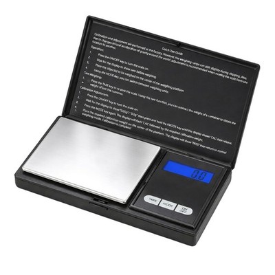 Digital Scale 1000g/0.1g Pocket Size with 6 Units Grams Ounces Grains Carats