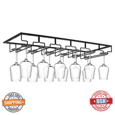 Xverycan 6 File Sottopensile Porta Bicchieri Vino Calici Metallo Porta Calici